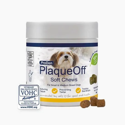 PlaqueOff Dental Soft Chews for Cats and Dogs
