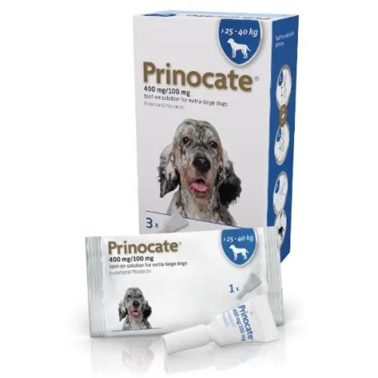 Prinocate packaging for dogs 25-40kg on a white background