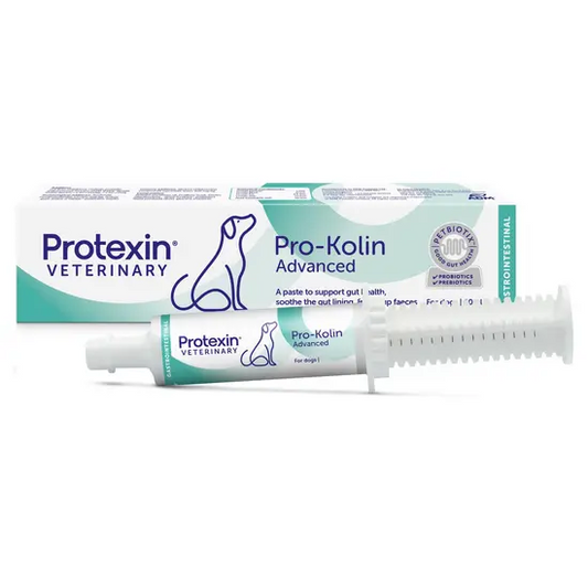 Protexin Veterinary Pro-Kolin Advanced paste packaging on a white background