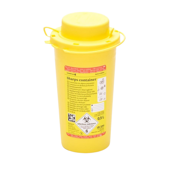 Sharps Container 0.5 Litre – Suitable for Home Insulin Use