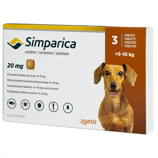 Simparica Chewable Tablets for Dogs