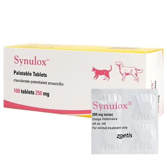 Synulox Tablets & Palatable Drops for Dogs and Cats