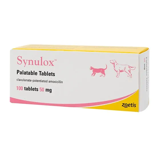 Synulox Tablets & Palatable Drops for Dogs and Cats