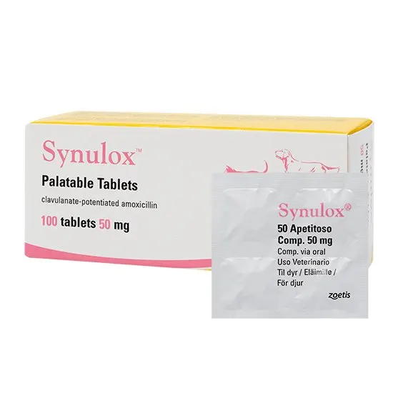 Synulox Tablets & Palatable Drops for Dogs and Cats