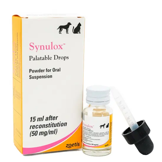 Synulox Tablets & Palatable Drops for Dogs and Cats