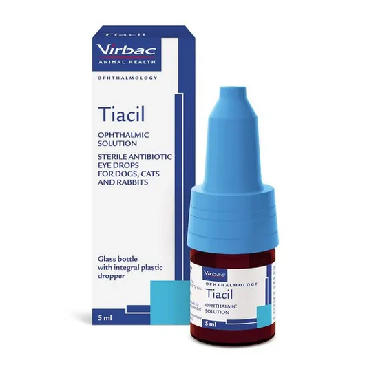 Tiacil Ophthalmic Solution 5ml for Dogs, Cats and Rabbits 5ml