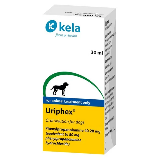 Uriphex (Phenylpropanolamine Hydrochloride) Oral Solution for Dogs