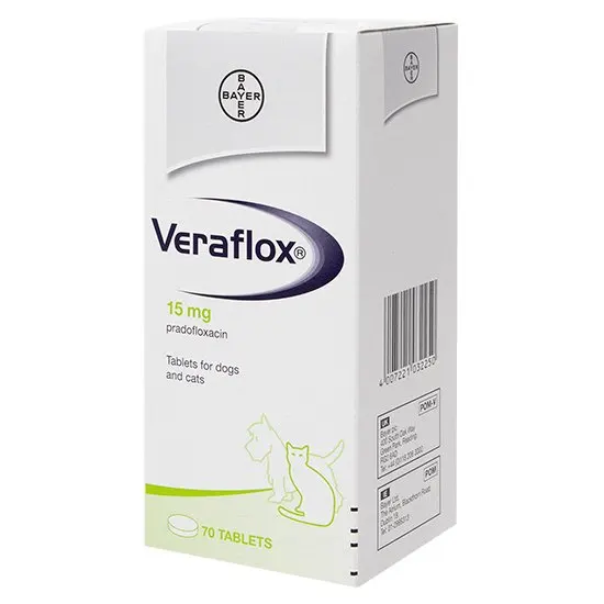 Veraflox Tablets and Oral Suspension for Dogs and Cats