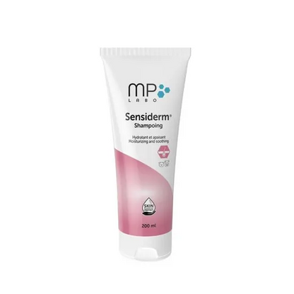 MP Labo Sensiderm Shampoo tube on a white background